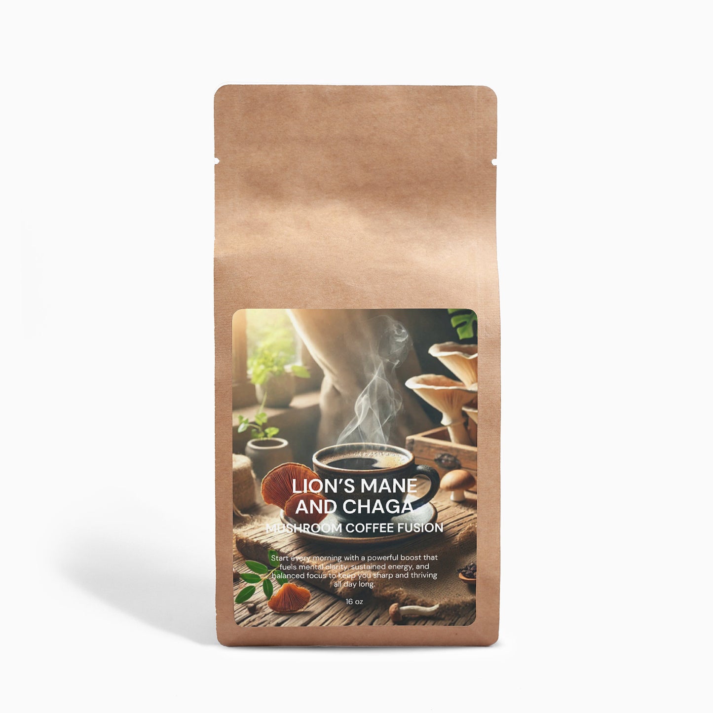 Mushroom Coffee Fusion - Lion’s Mane & Chaga 4oz